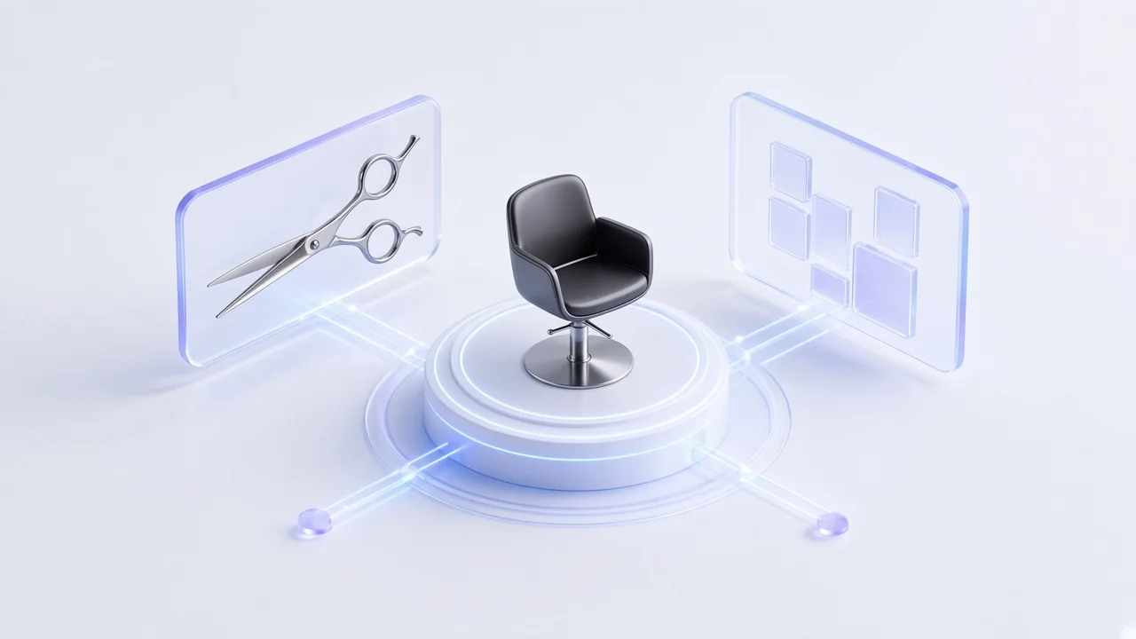Salon chair check-in