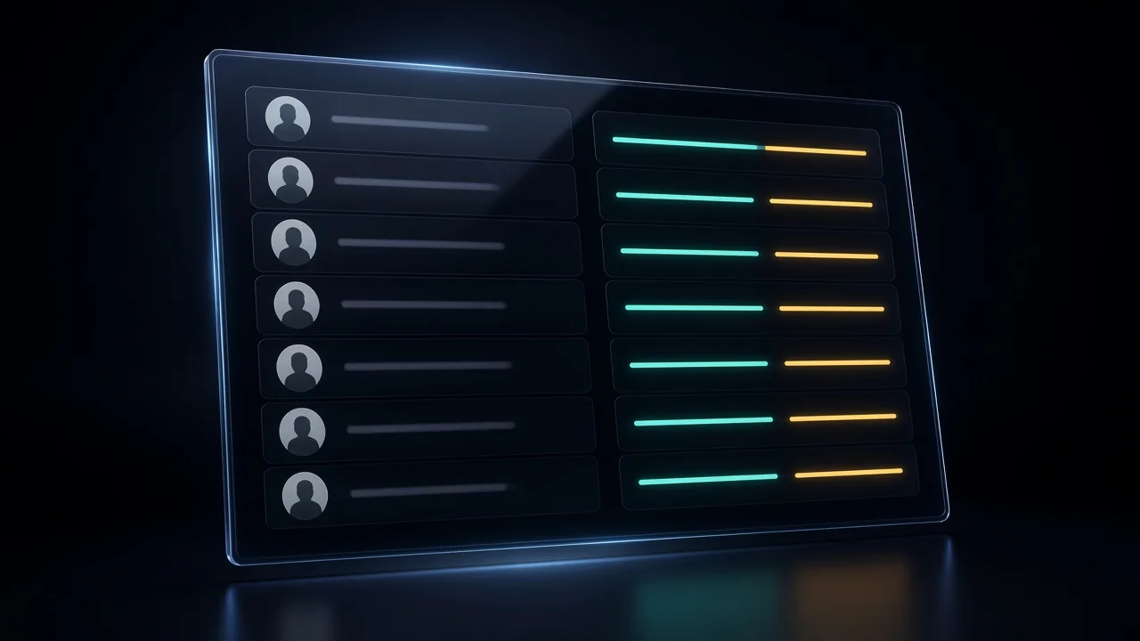 Professional services queue board
