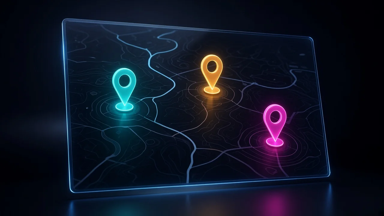 Multi-location review map