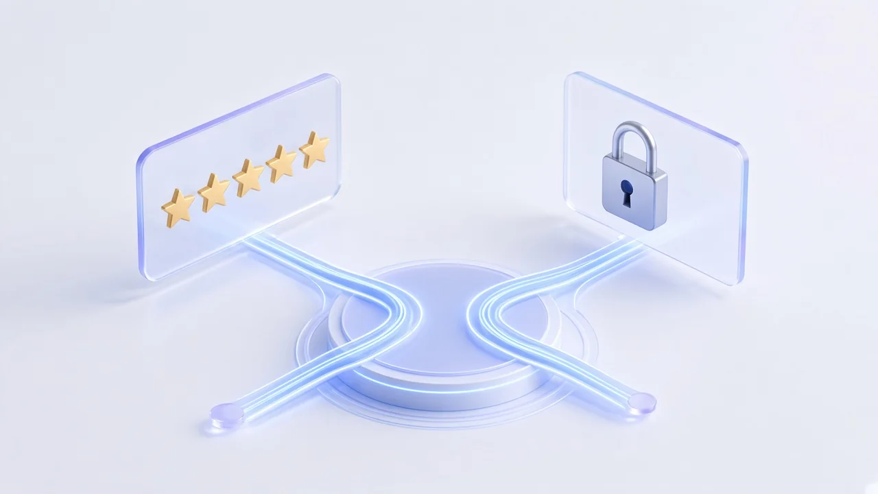 Public reviews and private intercept
