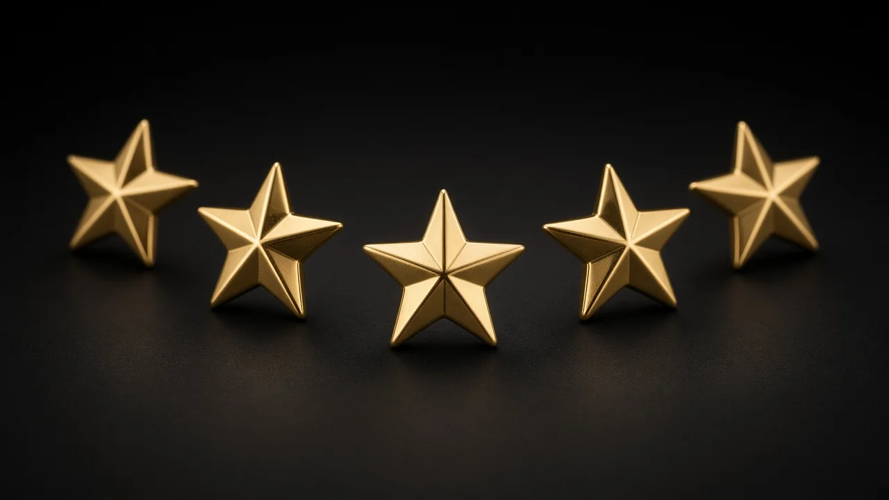 Five-star reviews
